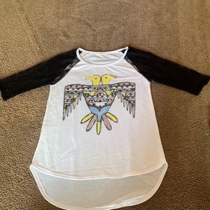 Half sleeve thunderbird shirt